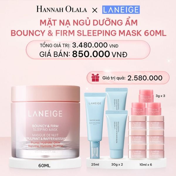  E266_DEAL 3: MẶT NẠ NGỦ DƯỠNG ẨM LANEIGE BOUNCY & FIRM SLEEPING MASK 60ML 