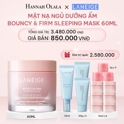  E266_DEAL 3: MẶT NẠ NGỦ DƯỠNG ẨM LANEIGE BOUNCY & FIRM SLEEPING MASK 60ML 