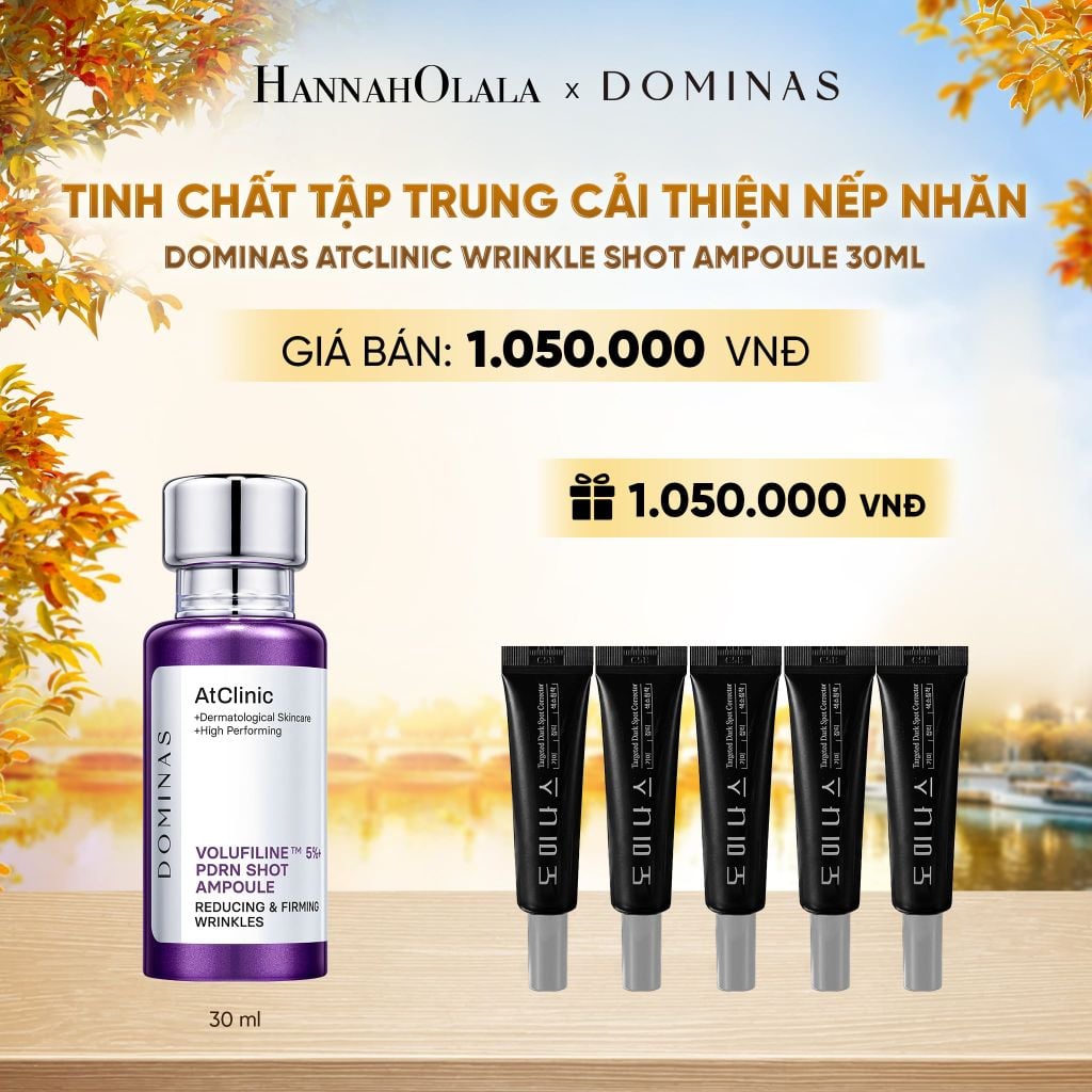  TINH CHẤT TẬP TRUNG CẢI THIỆN NẾP NHĂN DOMINAS ATCLINIC WRINKLE SHOT AMPOULE 30ML - E2194 