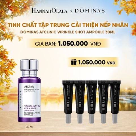  TINH CHẤT TẬP TRUNG CẢI THIỆN NẾP NHĂN DOMINAS ATCLINIC WRINKLE SHOT AMPOULE 30ML - E2194 