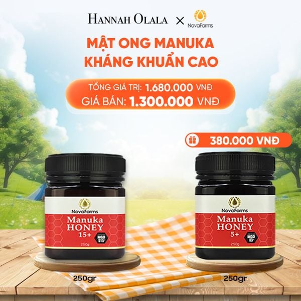  MẬT ONG MANUKA NOVAFARM – KHÁNG KHUẨN CAO_E3 
