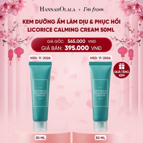  A140_DEAL 3 : I'M FROM KEM DƯỠNG LICORICE CALMING CREAM 50ML 