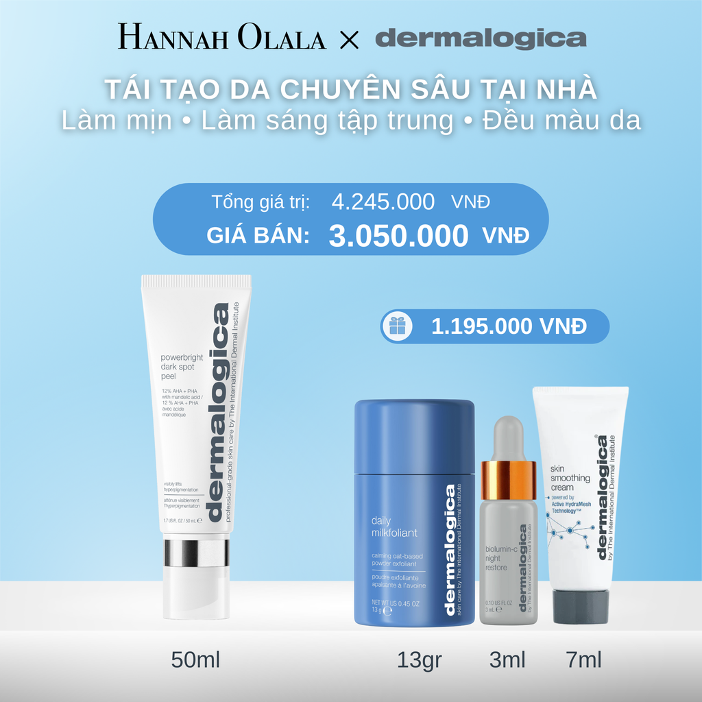  DEAL 3: PEEL CẢI THIỆN BỀ MẶT DA LÀM SÁNG RÕ RỆT CÁC ĐỐM NÂU POWERBRIGHT DARK SPOT PEEL 50ML 