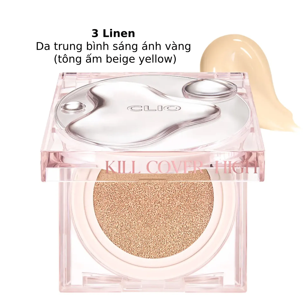  DEAL 3: PHẤN NƯỚC CLIO HIỆU ỨNG CĂNG BÓNG HIGH GLOW (TẶNG KÈM LÕI) 