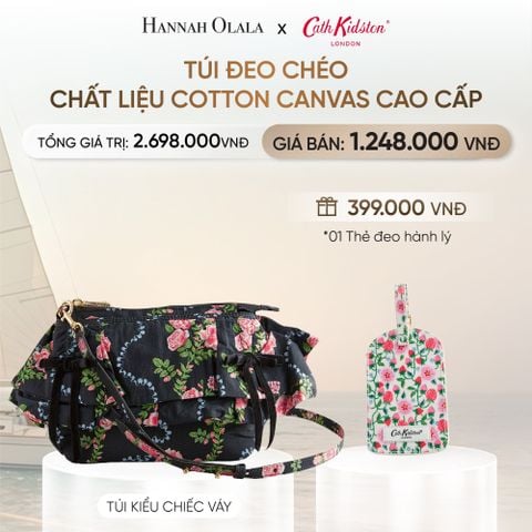  TÚI ĐEO CHÉO CATH KIDSTON CHẤT LIỆU COTTON CANVAS CAO CẤP _ DEAL 4.1 