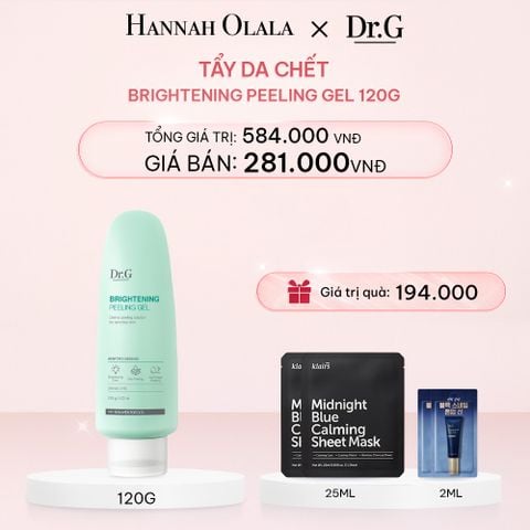  E358_DEAL 4: TẨY DA CHẾT DR.G BRIGHTENING PEELING GEL 120G (NEW) 
