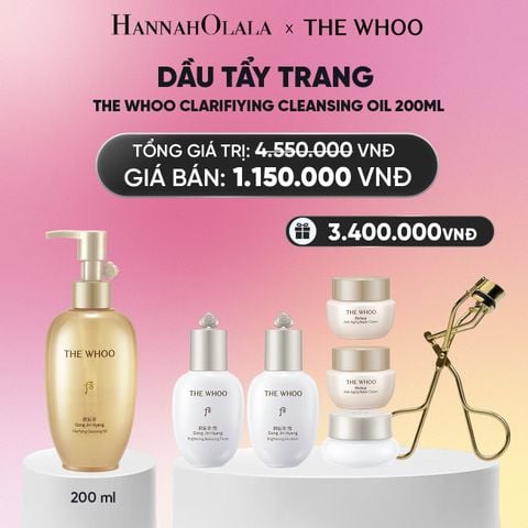  DẦU TẨY TRANG THE WHOO GONG JIN HYANG CLARIFIYING CLEANSING OIL 200ML_A187 