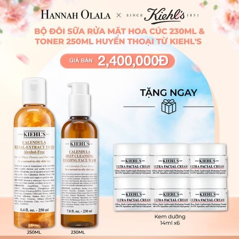 A394_DEAL 40: BỘ ĐÔI SỮA RỬA MẶT 230ML VÀ TONER HOA CÚC DỊU NHẸ 250ML 