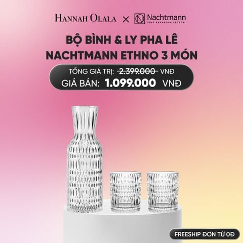 BỘ BÌNH & LY PHA LÊ NACHTMANN ETHNO 3 MÓN_A953 