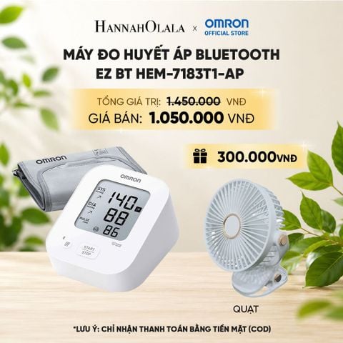  MÁY ĐO HUYẾT ÁP BLUETOOTH OMRON EZ BT HEM-7183T1-AP 