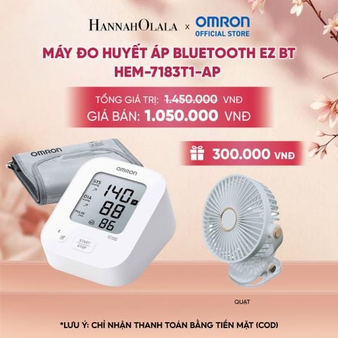  MÁY ĐO HUYẾT ÁP BLUETOOTH OMRON EZ BT HEM-7183T1-AP - A1114 