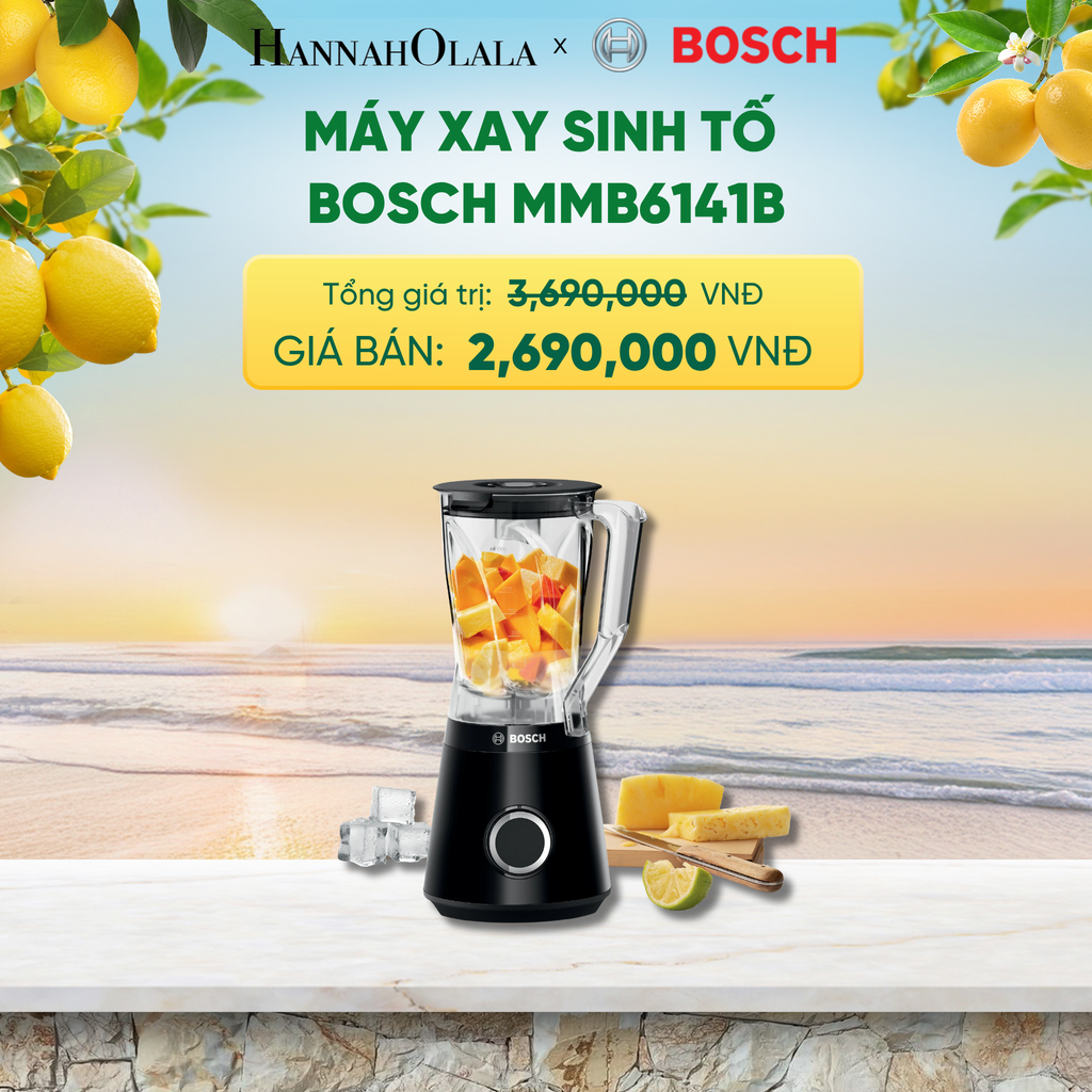  MÁY XAY SINH TỐ BOSCH MMB6141B - A2396 