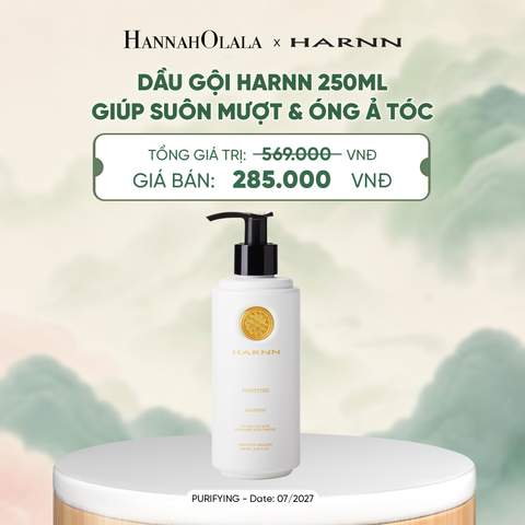  [SALE CẬN DATE] DẦU GỘI HARNN 250ML GIÚP SUÔN MƯỢT & ÓNG Ả TÓC - A4096 