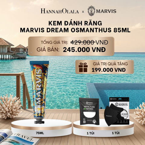  KEM ĐÁNH RĂNG MARVIS TUÝP FULLSIZE 75/85ML TRẮNG RĂNG THƠM MIỆNG_ D341 