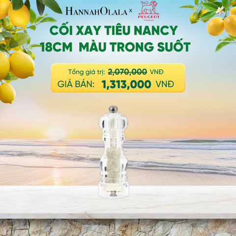  CỐI XAY TIÊU NANCY 18CM 
MÀU TRONG SUỐT - A2604 