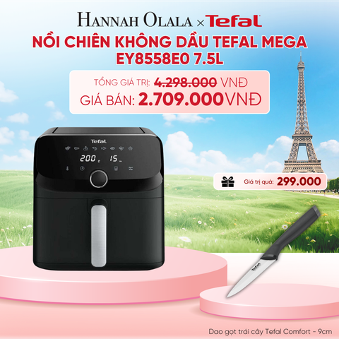  NỒI CHIÊN KHÔNG DẦU TEFAL MEGA EY8558E0 7.5L - B278 