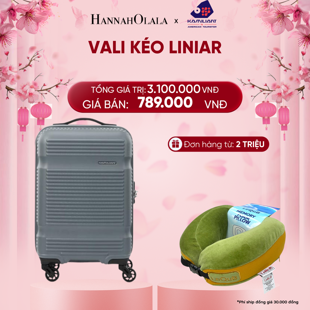  DEAL22: VALI KÉO LINIAR SIZE CABIN 