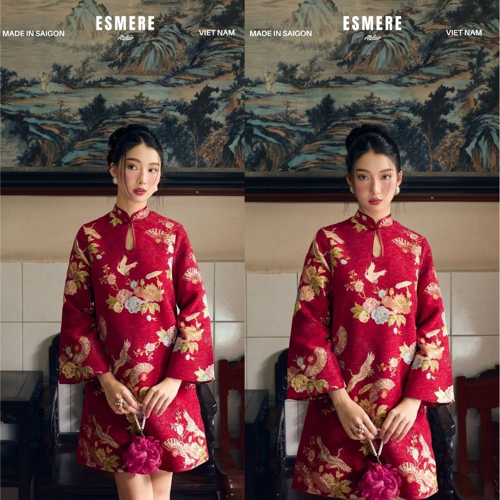  A633_DEAL 9: ĐẦM MẶC TẾT XUÂN Ý 