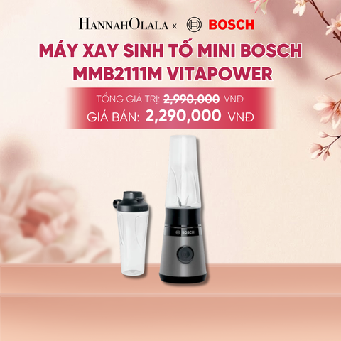  MÁY XAY SINH TỐ MINI BOSCH MMB2111M VITAPOWER - A1547 