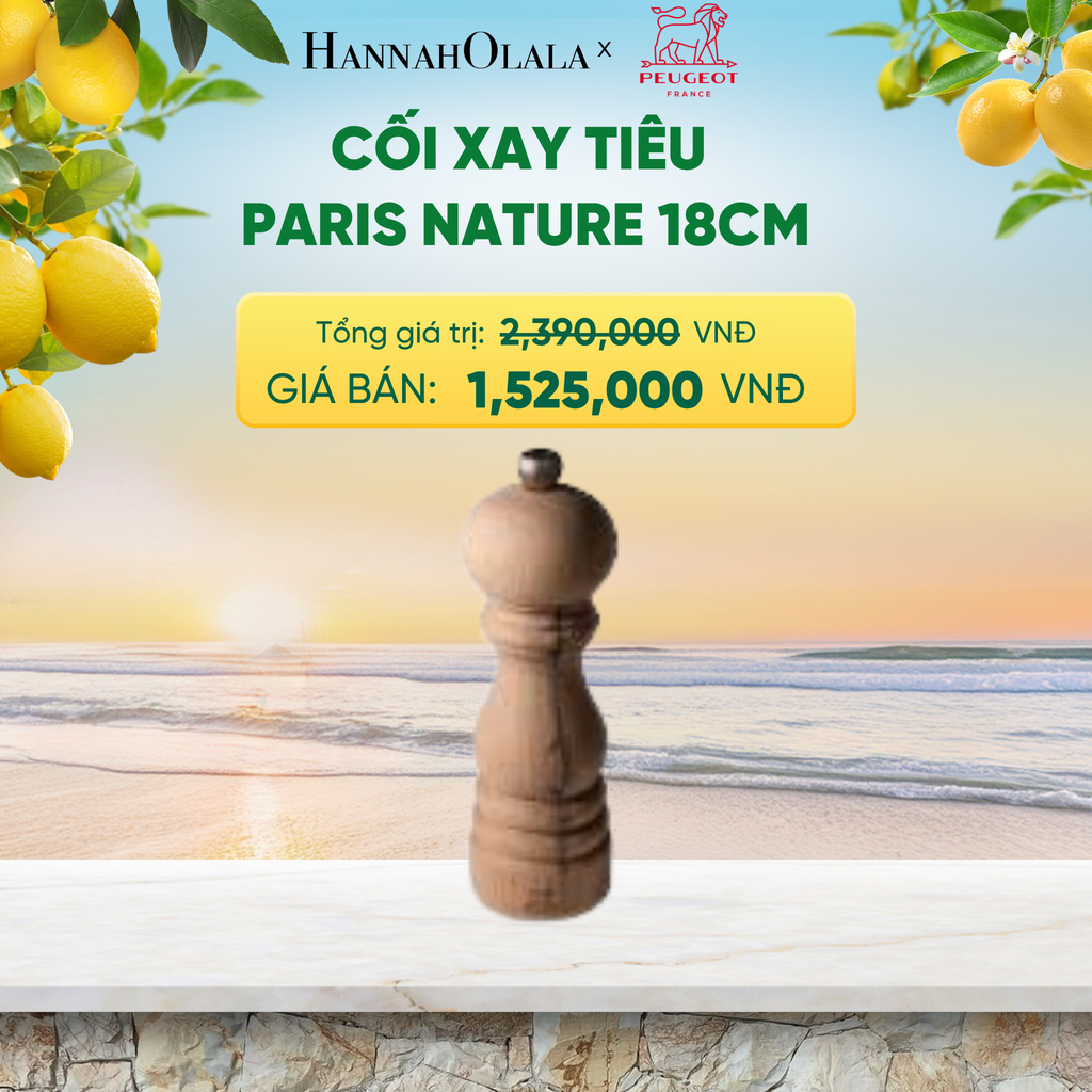  CỐI XAY TIÊU PARIS NATURE 18CM - A2606 