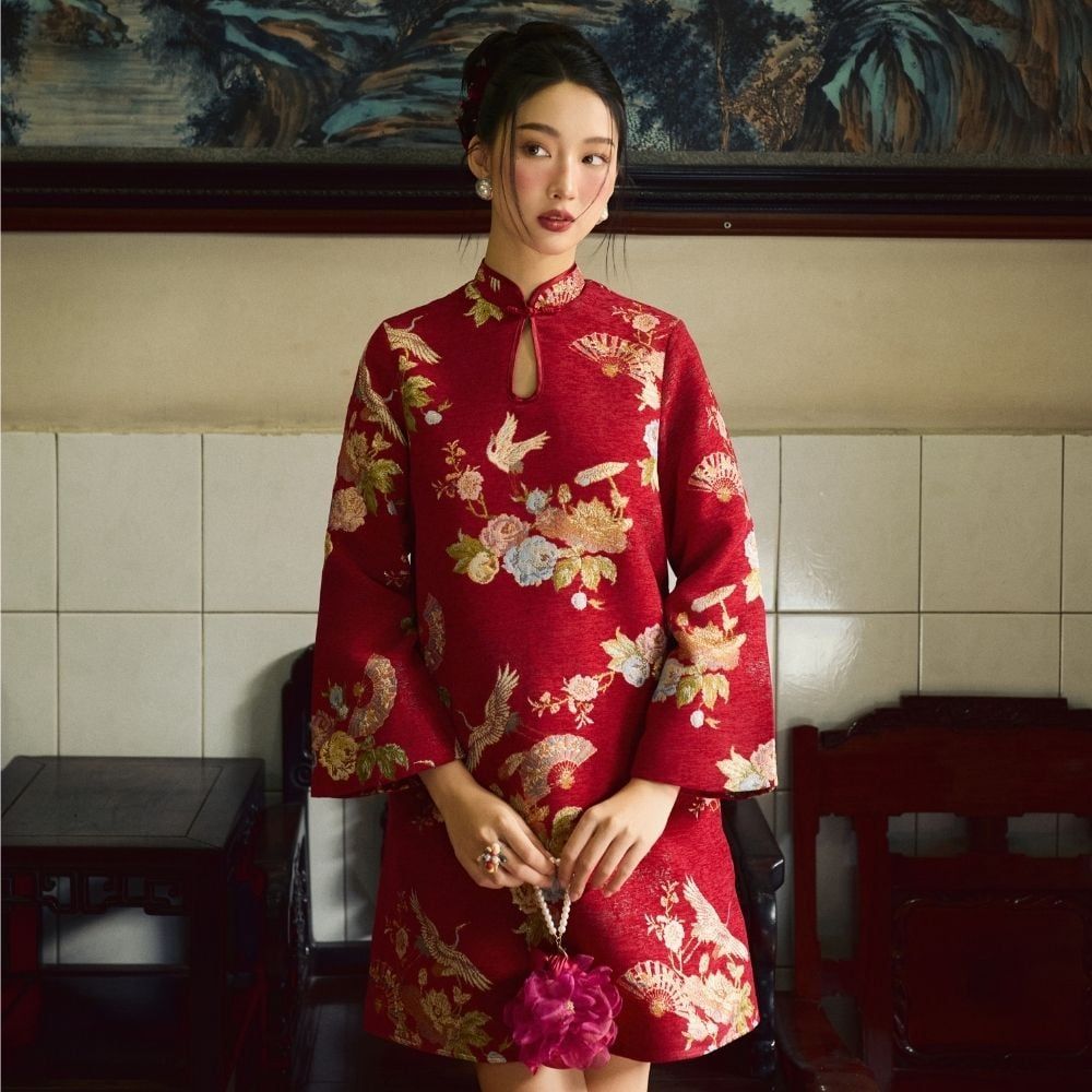  A633_DEAL 9: ĐẦM MẶC TẾT XUÂN Ý 