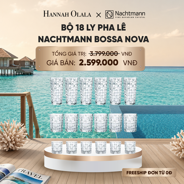  BỘ 18 LY PHA LÊ NACHTMANN BOSSA NOVA_ D962 