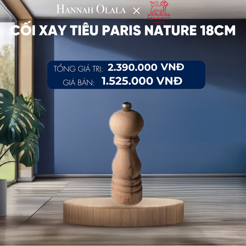  CỐI XAY TIÊU PARIS NATURE 18CM 