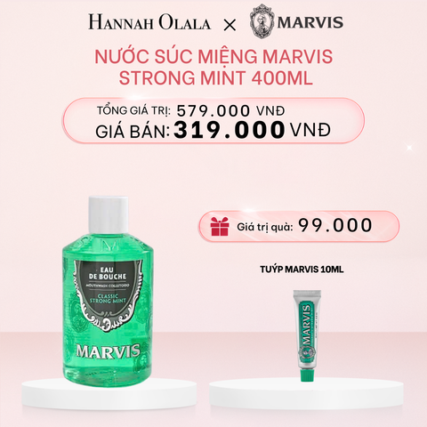  E501_DEAL 1: Nước Súc Miệng Marvis Mouthwash 400ml 