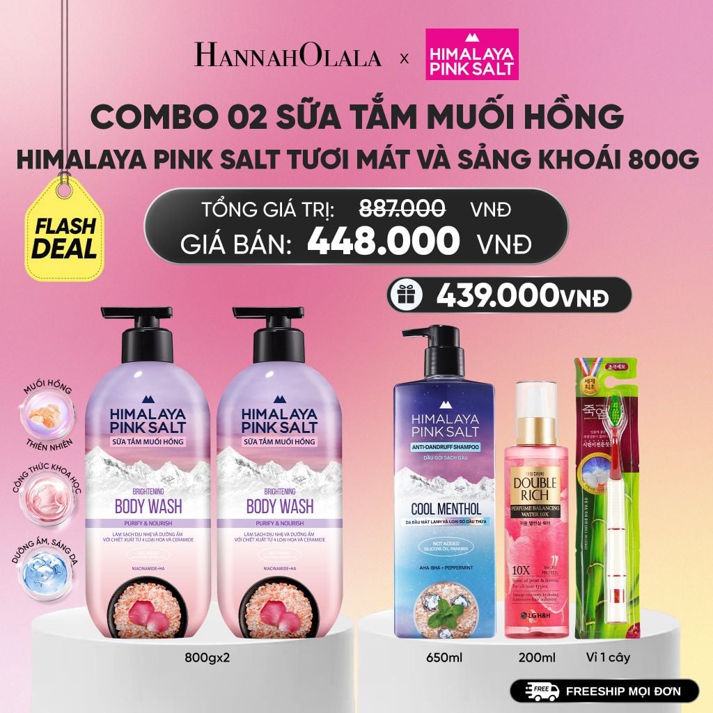  COMBO 02 SỮA TẮM MUỐI HỒNG HIMALAYA PINK SALT TƯƠI MÁT VÀ SẢNG KHOÁI 800G_A1438 
