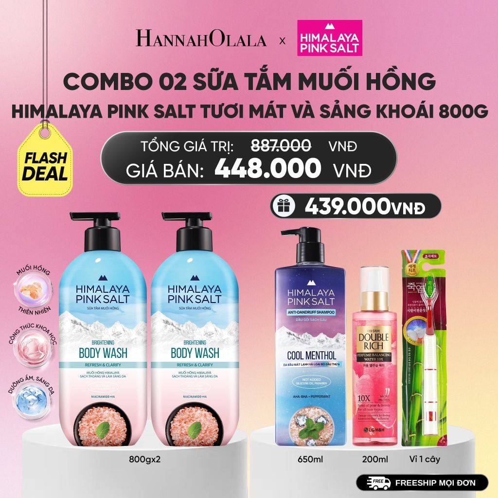  COMBO 02 SỮA TẮM MUỐI HỒNG HIMALAYA PINK SALT TƯƠI MÁT VÀ SẢNG KHOÁI 800G_A1438 
