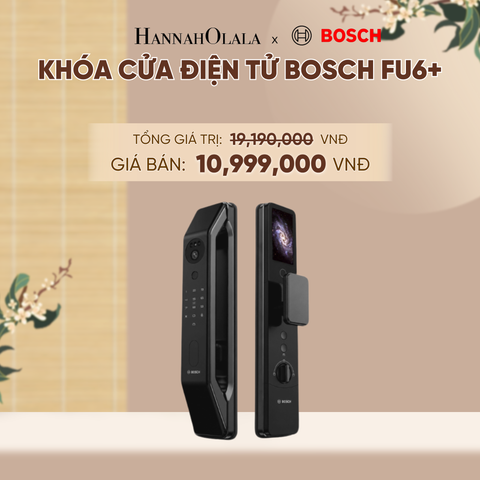  [MỚI] KHÓA CỬA ĐIỆN TỬ BOSCH FU6+ - A1320 