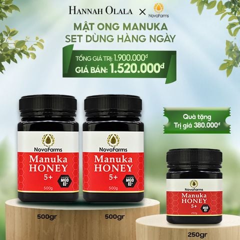  E4_DEAL 4: MẬT ONG MANUKA NOVAFARM – SET DÙNG HÀNG NGÀY 