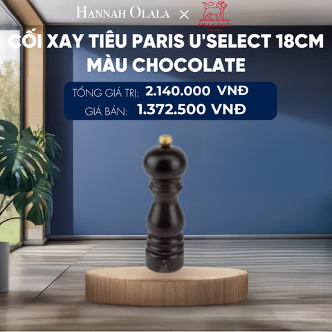  CỐI XAY TIÊU PARIS U'SELECT 18CM MÀU CHOCOLATE 