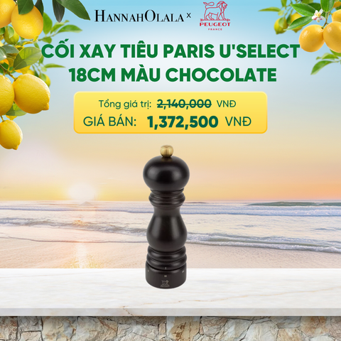  CỐI XAY TIÊU PARIS U'SELECT 18CM MÀU CHOCOLATE - A2607 