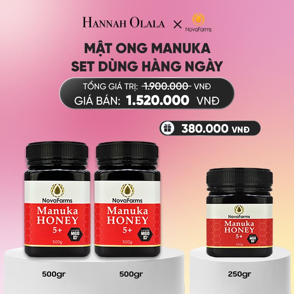 MẬT ONG MANUKA NOVAFARM – SET DÙNG HÀNG NGÀY_A918 