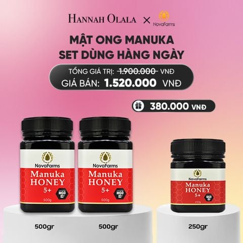  MẬT ONG MANUKA NOVAFARM – SET DÙNG HÀNG NGÀY_A918 