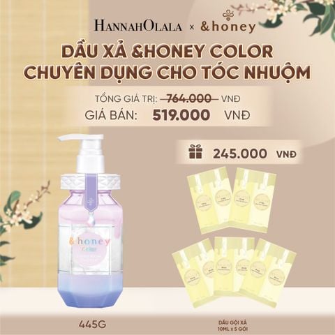  DẦU XẢ &HONEY COLOR BẢO VỆ TÓC NHUỘM CHUYÊN DỤNG CHO TÓC NHUỘM - A392 