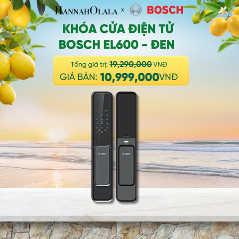  KHÓA CỬA ĐIỆN TỬ BOSCH EL600 - A2400 