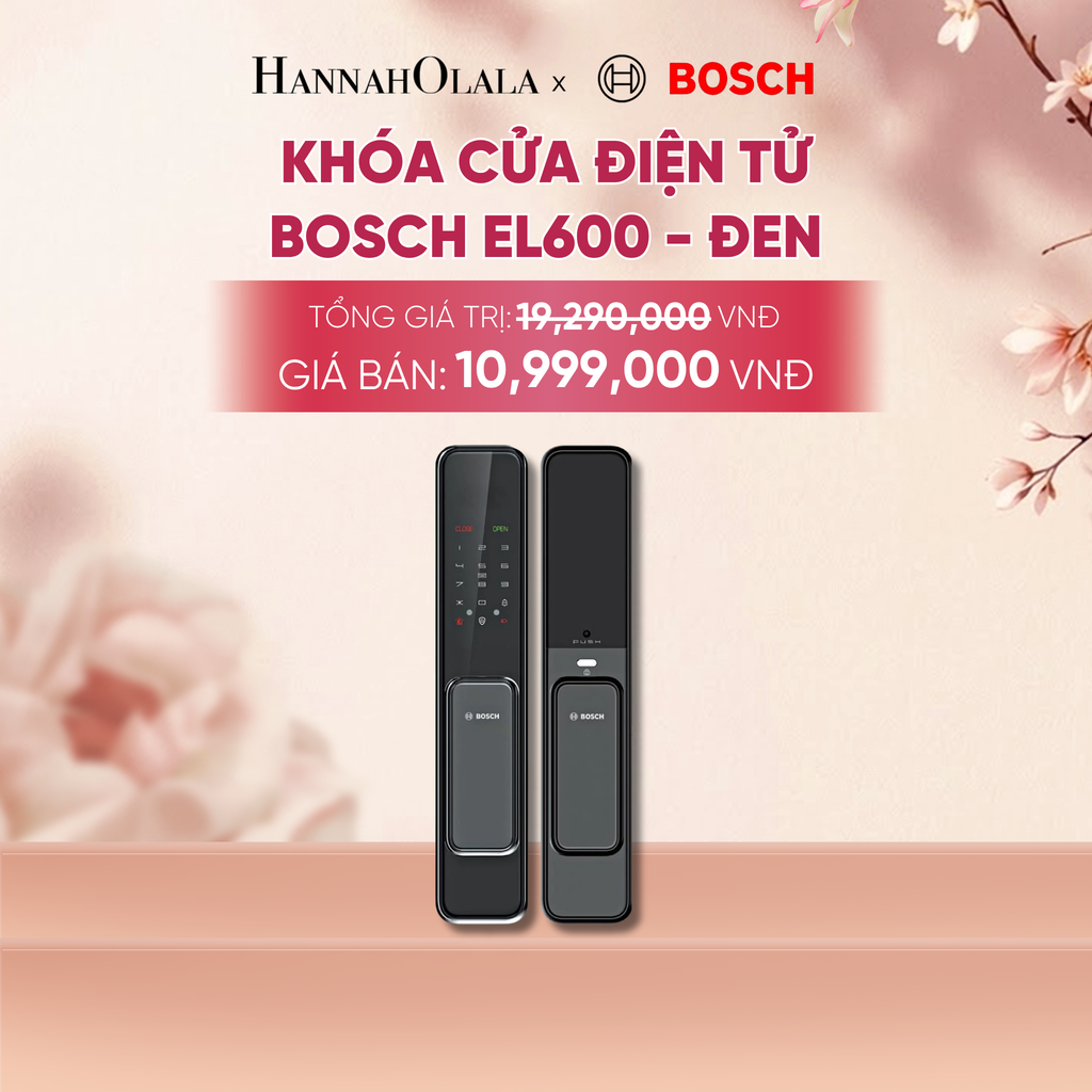  KHÓA CỬA ĐIỆN TỬ BOSCH EL600 - A681 