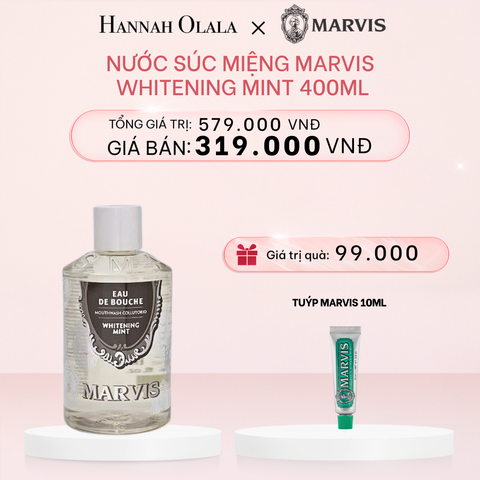  E501_DEAL 1: Nước Súc Miệng Marvis Mouthwash 400ml 