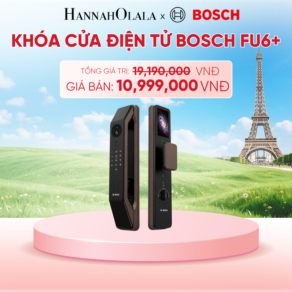  [MỚI] KHÓA CỬA ĐIỆN TỬ BOSCH FU6+ - B225 