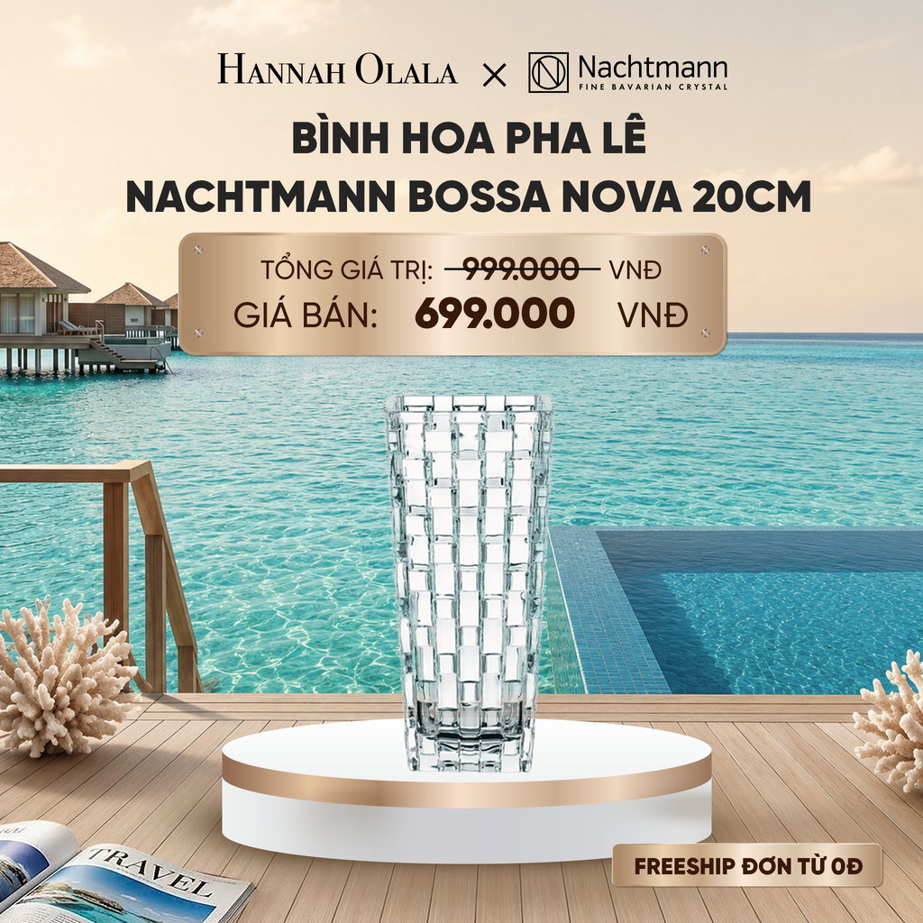  BÌNH HOA PHA LÊ NACHTMANN BOSSA NOVA 20CM_ D1956 