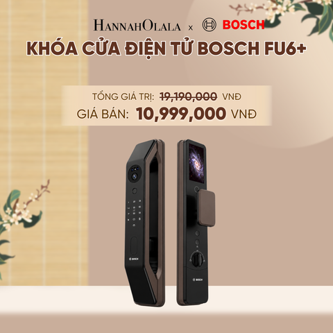  [MỚI] KHÓA CỬA ĐIỆN TỬ BOSCH FU6+ - A1320 