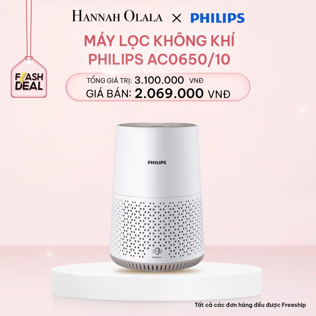  [FLASH DEAL] MÁY LỌC KHÔNG KHÍ PHILIPS AC0650/10 