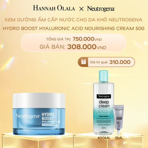  DEAL 3: KEM DƯỠNG ẨM CHO DA KHÔ HYDRO BOOST HYALURONIC ACID NOURISHING CREAM 50G 