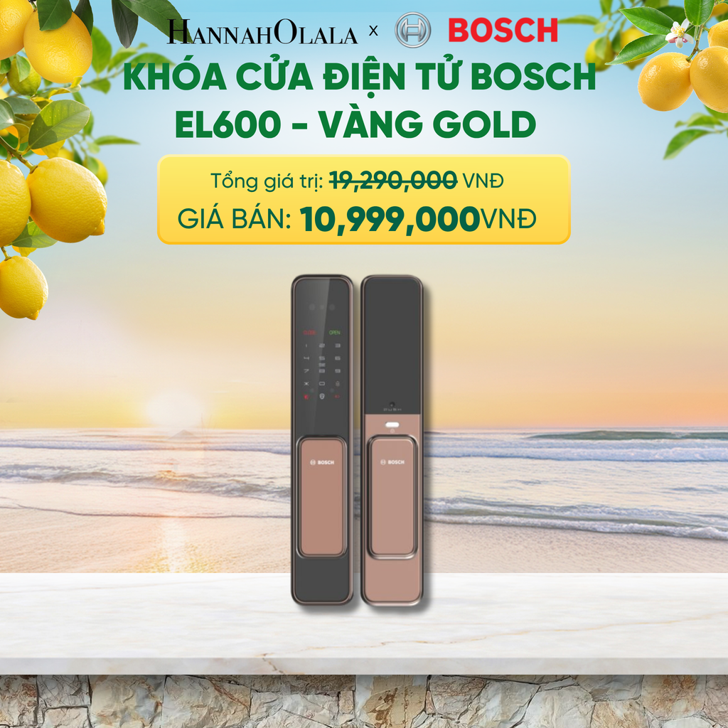  KHÓA CỬA ĐIỆN TỬ BOSCH EL600 - A2400 