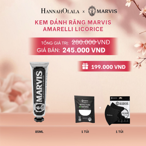  KEM ĐÁNH RĂNG MARVIS TUÝP FULLSIZE 75/85ML TRẮNG RĂNG THƠM MIỆNG - A291 