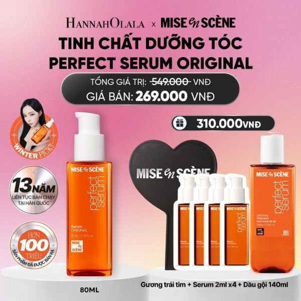  TINH CHẤT DƯỠNG TÓC MISE EN SCENE PERFECT SERUM 80ML_A985 