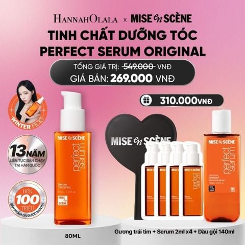 TINH CHẤT DƯỠNG TÓC MISE EN SCENE PERFECT SERUM 80ML_A985 