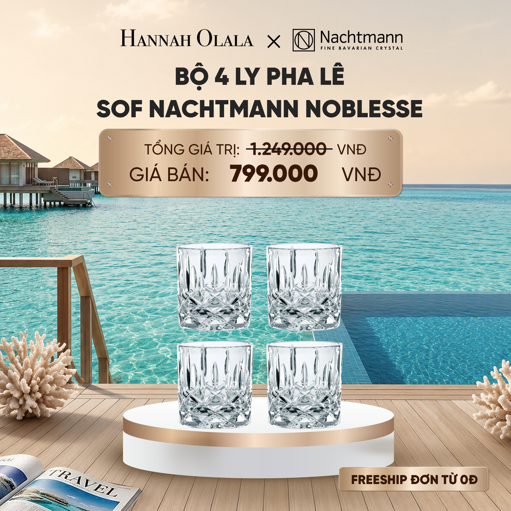  BỘ 4 LY PHA LÊ SOF NACHTMANN NOBLESSE_ D1933 